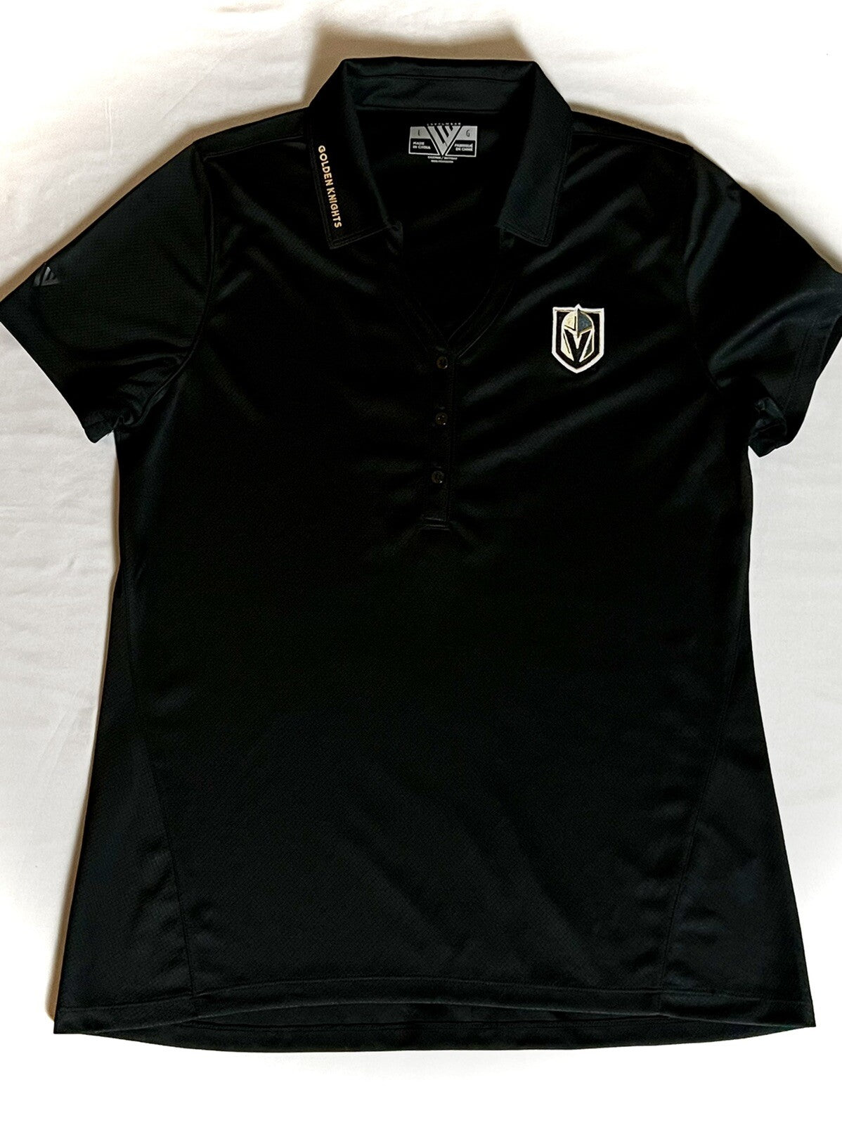LevelWear Women's Golf Polo Shirt Black Sz L (16)