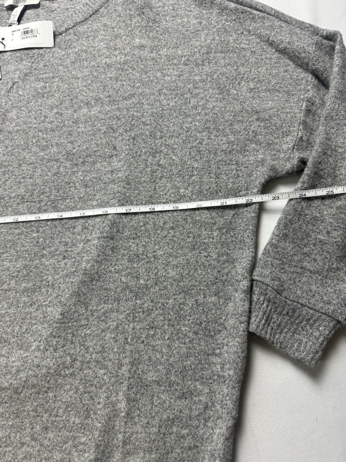 $128 Joie Sweater Pullover Women’s Heather Gray Jenina Sz S (B.116)