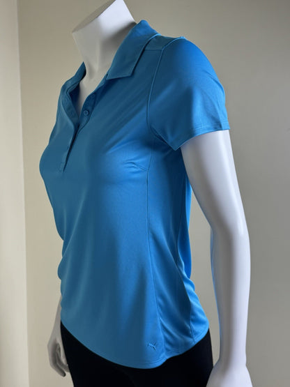 Puma Women’s Golf Shirt Blue Size S