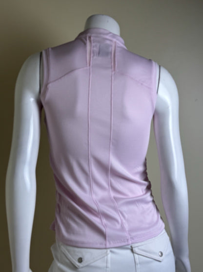 Lucky In Love Women’s Sleeveless Tennis Golf Shirt Sz XS.     (B.157)