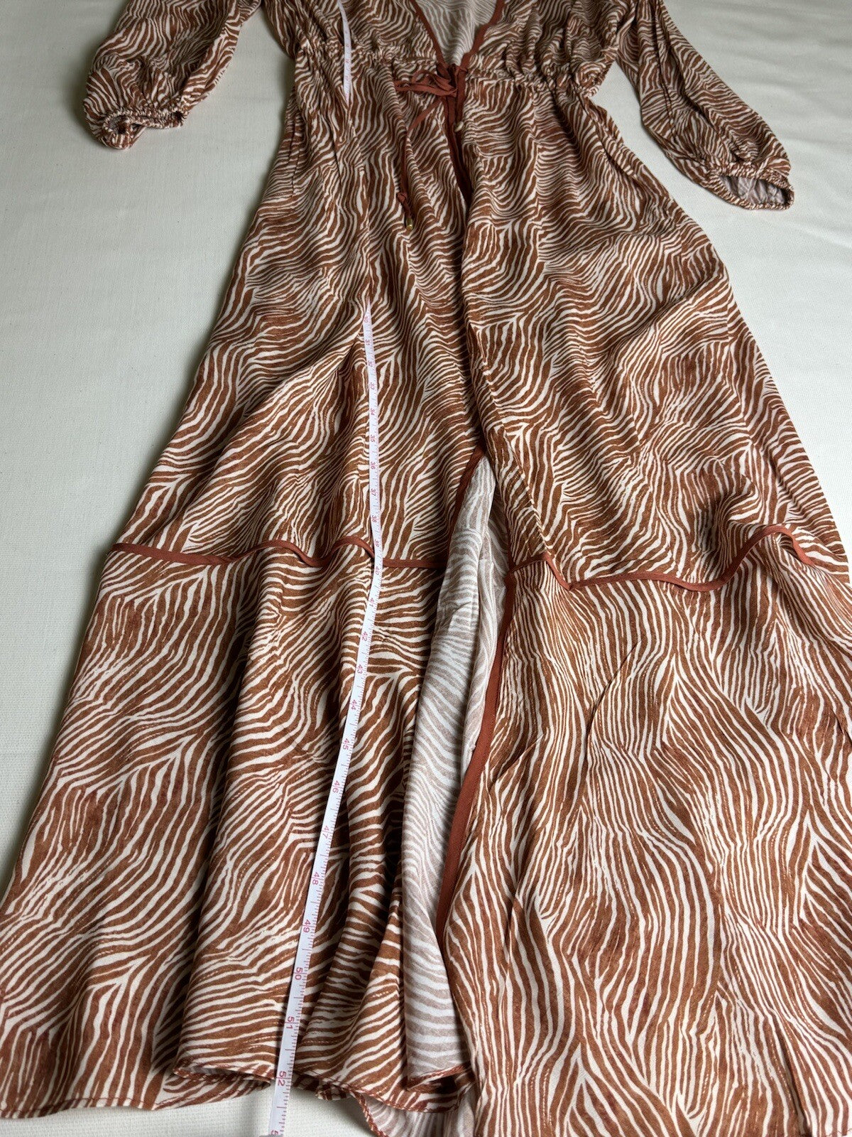 Vix Paula Hermanny Cover Up Maza Lia Long Dress Sz M   (B.189)