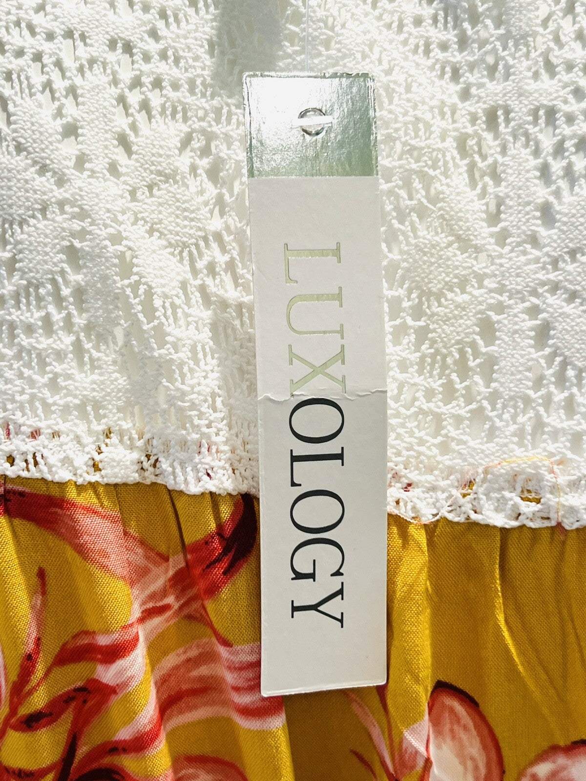 Luxology Floral Dress Women’s Size M long Maxi