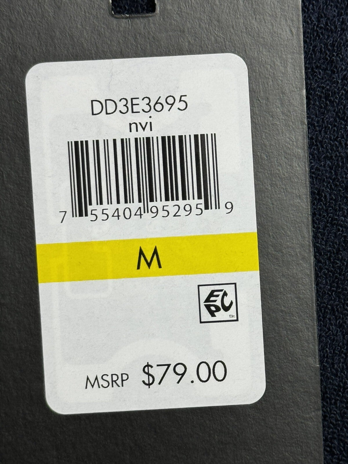 DKNY Women’s Sz M Navy Dress Ruffle Hooded.    (58)