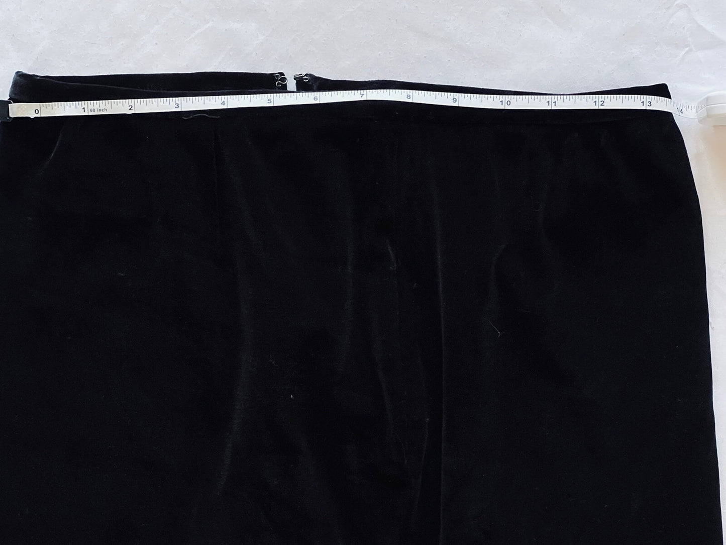 Grace Elements Women’s Velvet Pencil Skirt Black Sz 4