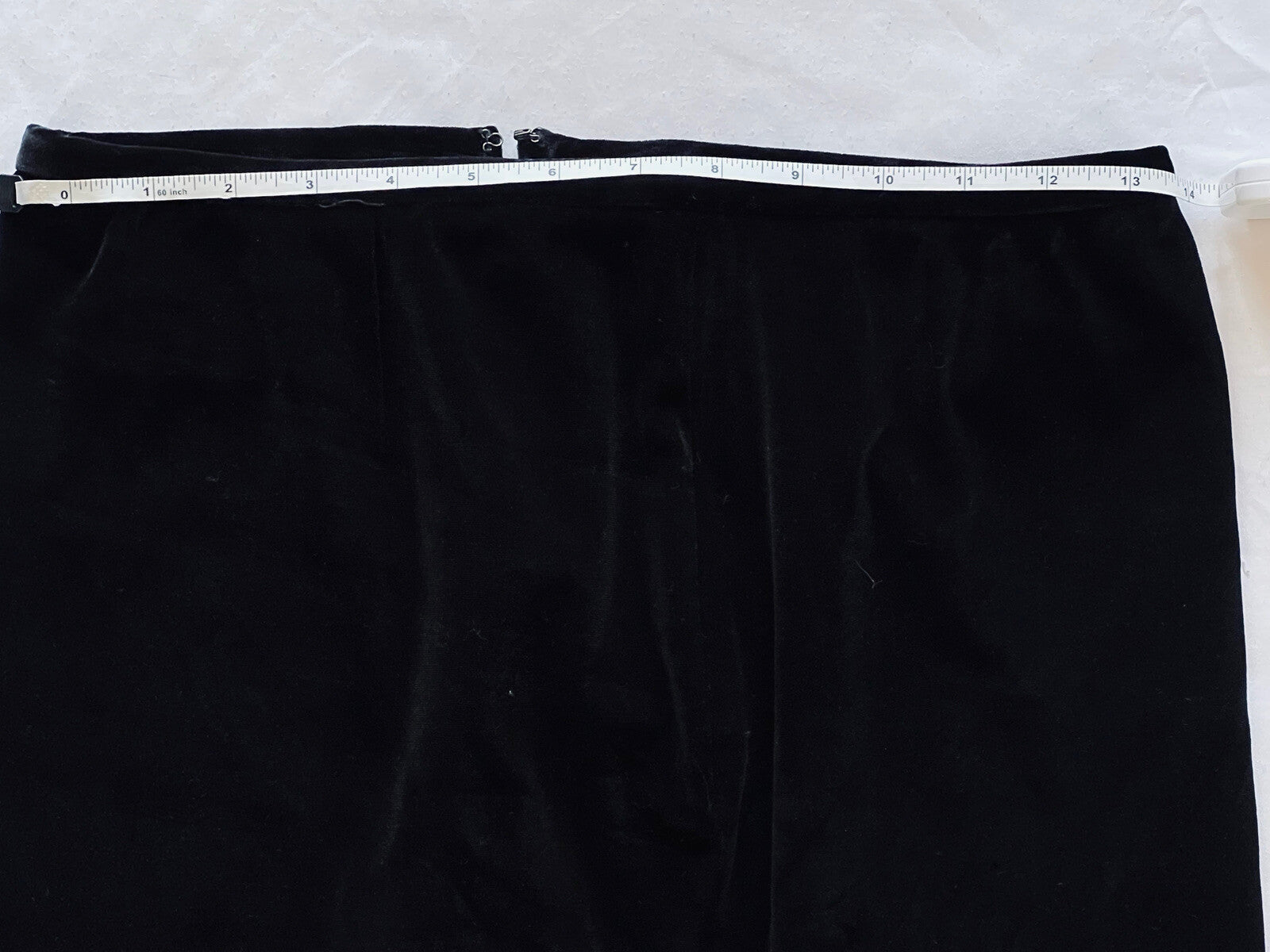 Grace Elements Women’s Velvet Pencil Skirt Black Sz 4