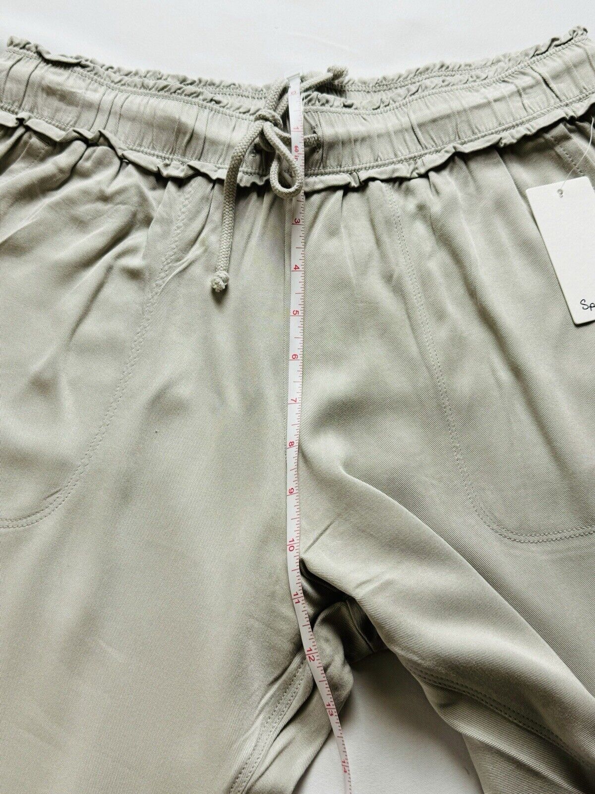 $148 Splendid Women's Beige Drawstring Pants Size M. (B.79)