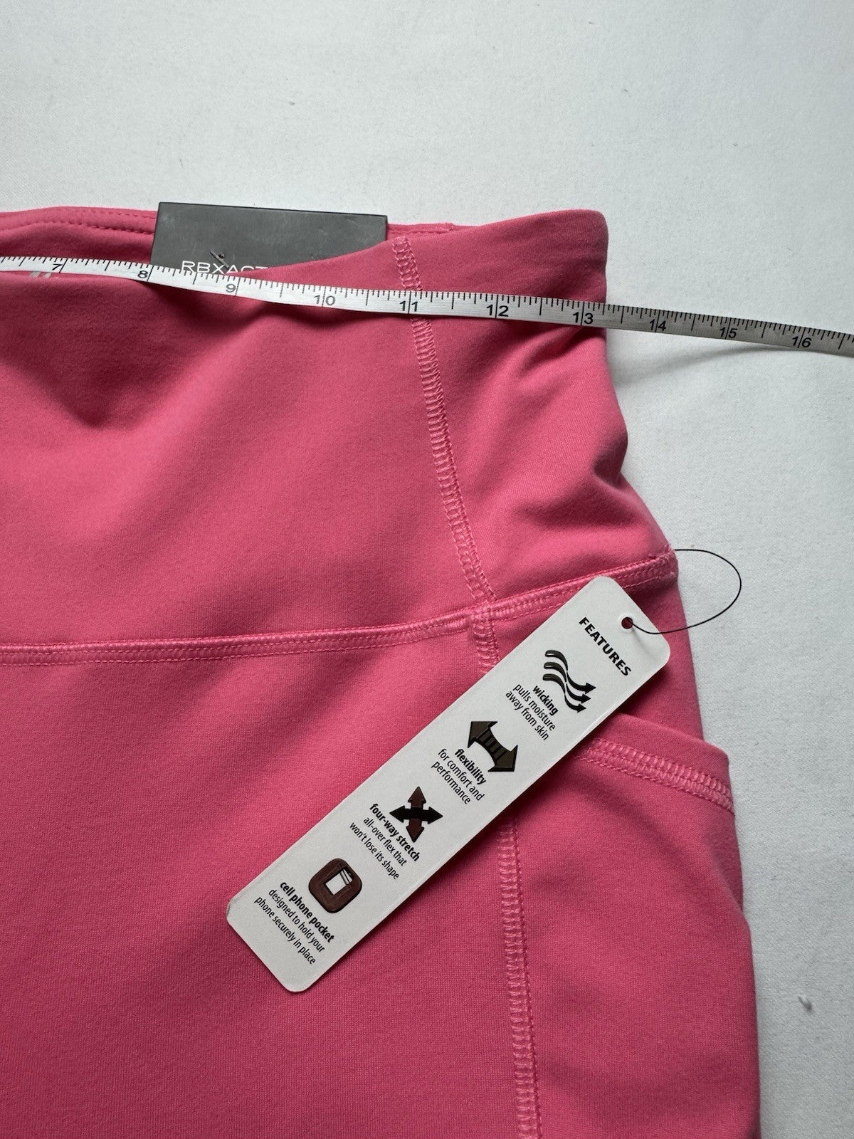 RBX Women's Athletic Leggings Stretch Pockets Sz M.  (B.157)