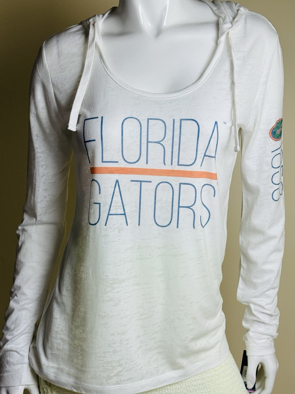 LeverWear Women's Florida Gator Logo Hooded Sweatshirt Sz M.   (B.032)