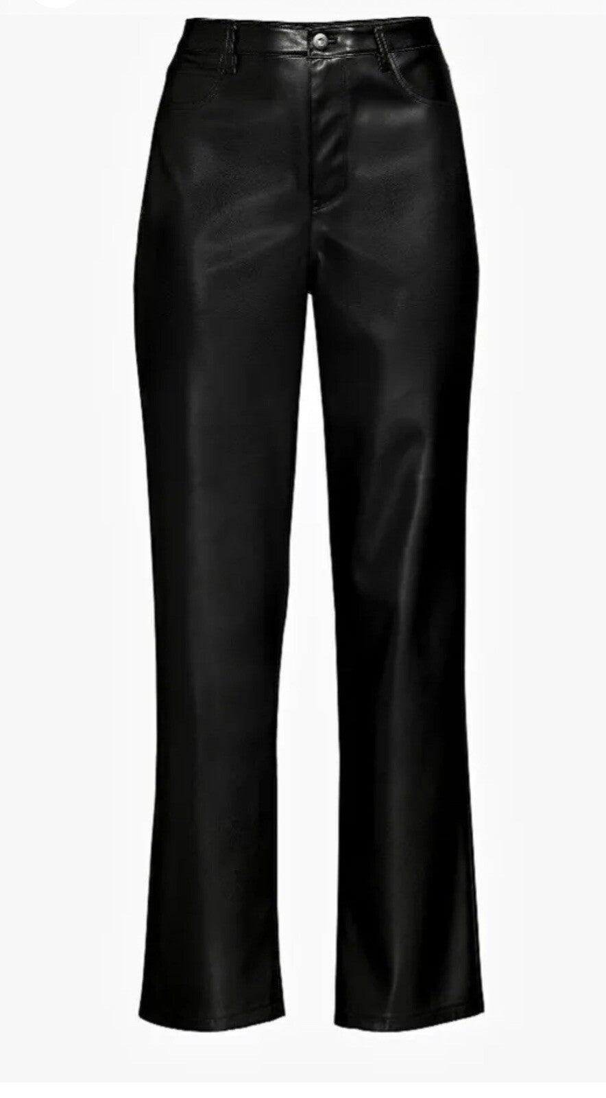 No Boundaries Women’s Faux Leather Black Pants Size 15