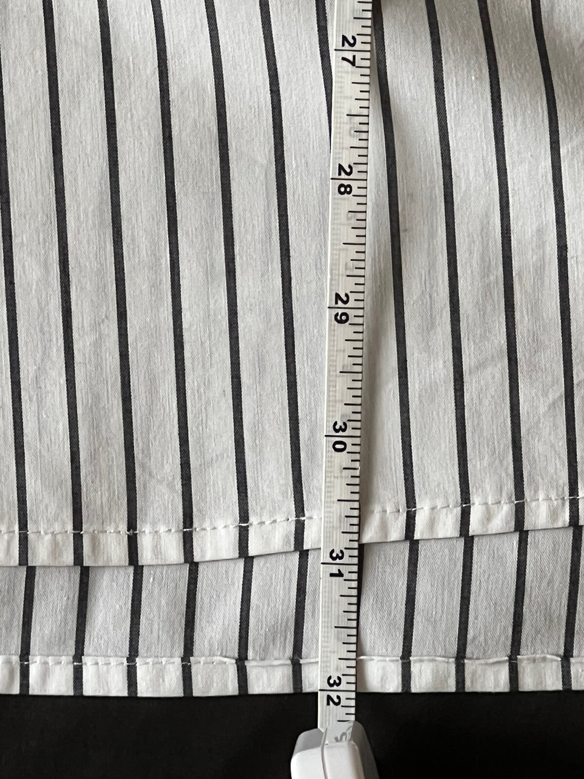 Ellen Tracy Women's Striped Sleeveless Shirt Sz M