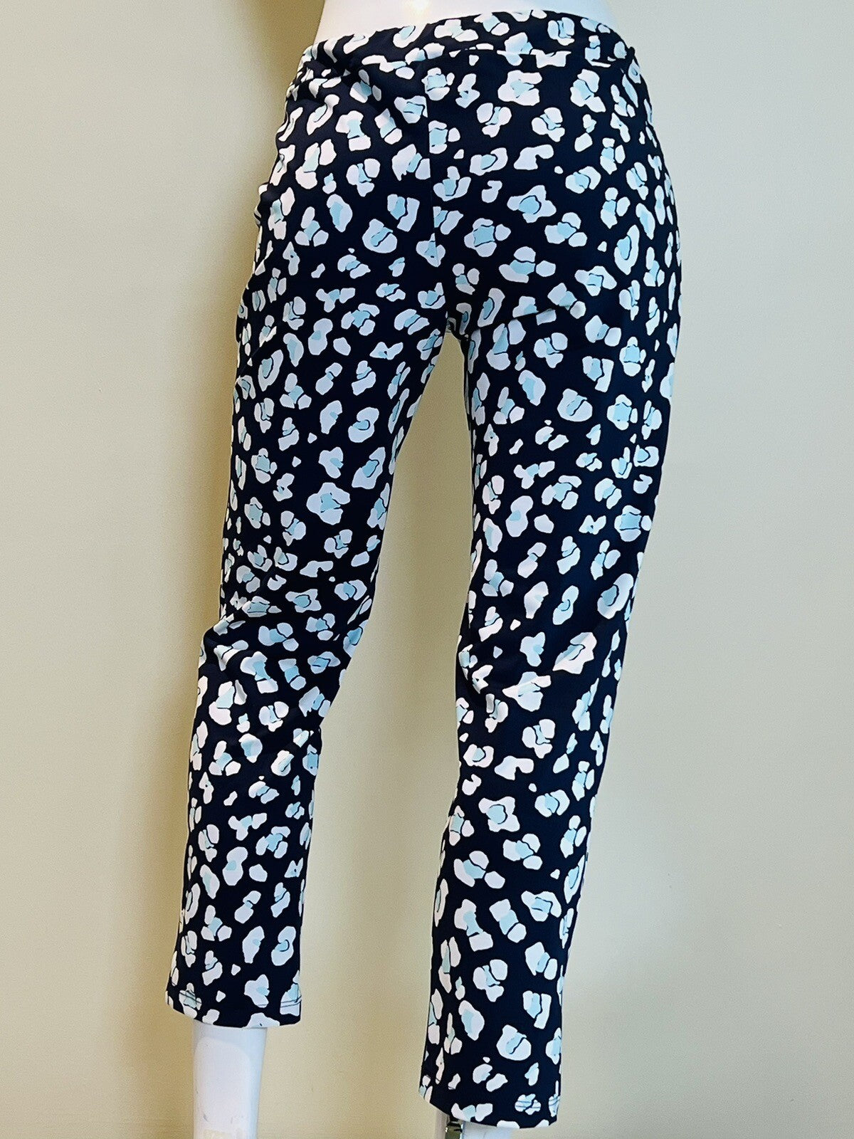 Melly M Women's Leggings Blue White Sz S Pants (11)