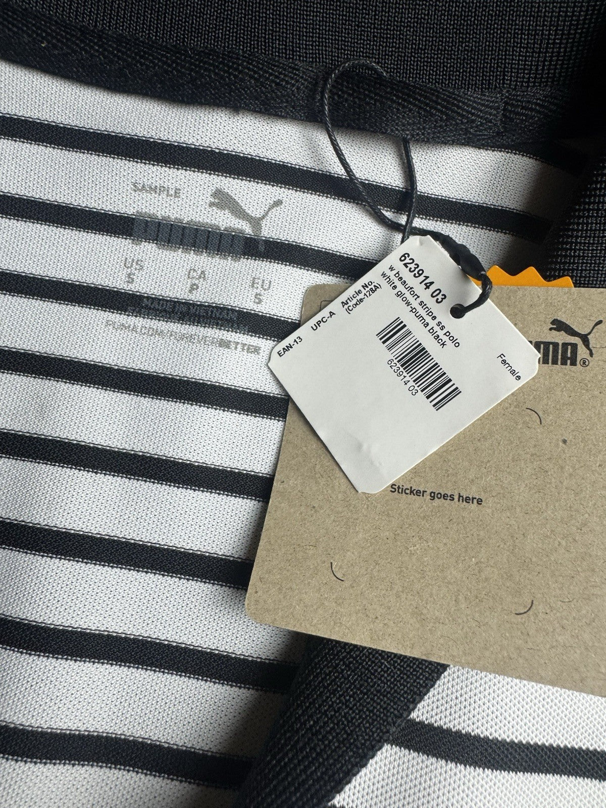 Puma Women’s Golf Shirt Sz S.   (B.162)