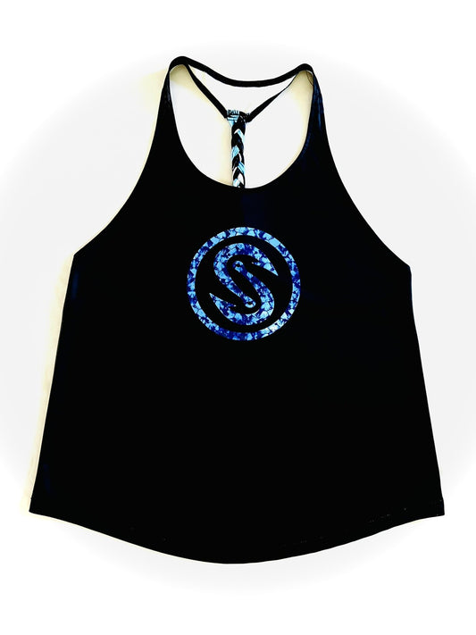 Scales Women’s Black Tank Top SZ S (B.16)