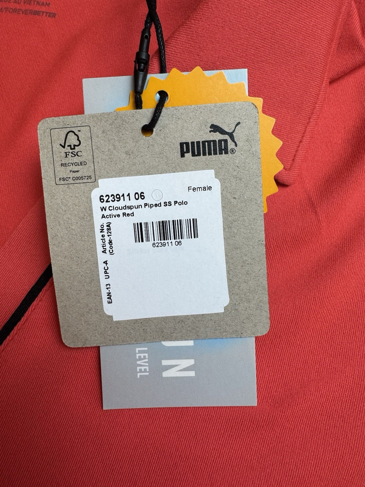 Puma Women’s Golf Shirt Sz S.   (B.165)