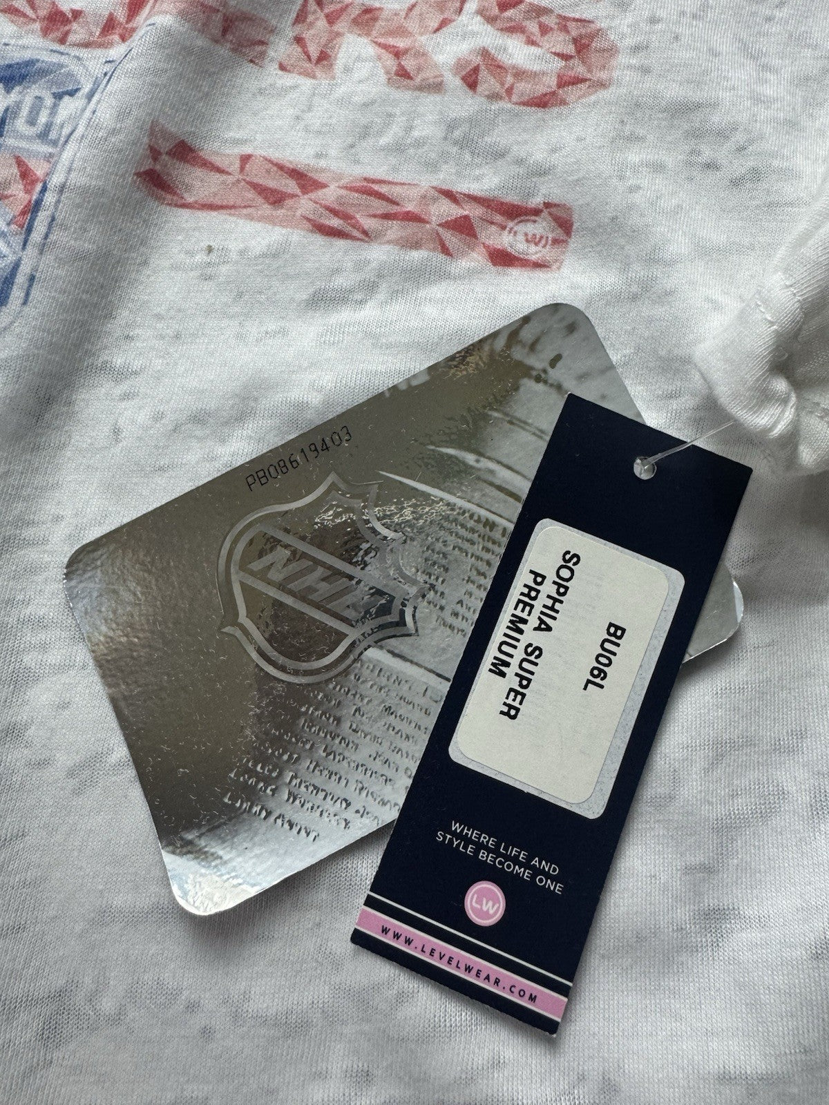 LeverWear Women's Golf shirt NYR Logo Sz M   (B.160)