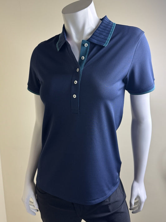 Puma Women’s Golf Shirt Navy Sz S.   (B.128/5)