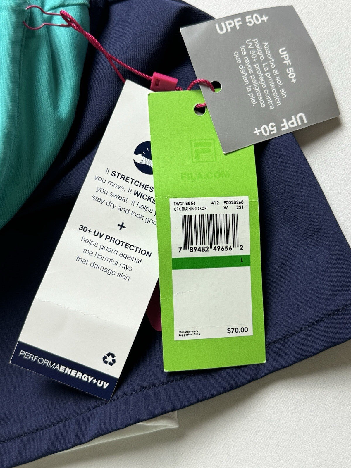 $70 Fila Women's Tennis Golf Skort Size L. (B.53)