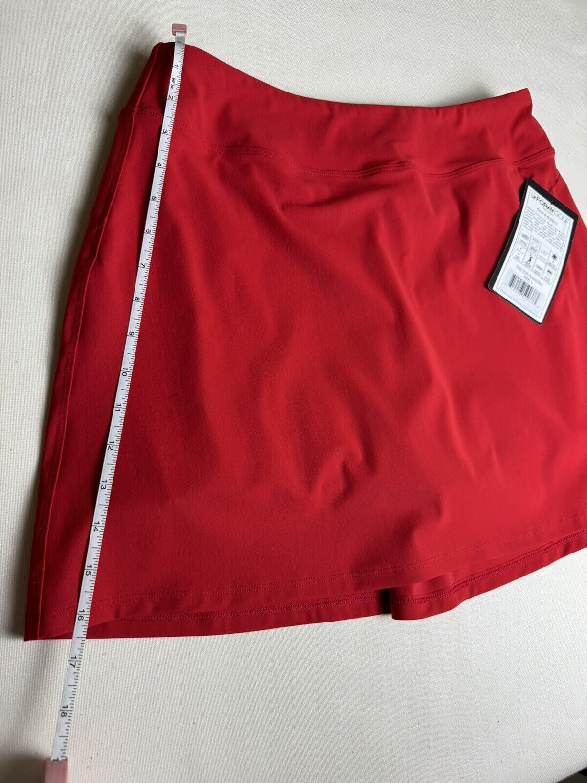 ForayGolf Women’s Skort Red Skirt Sz L. (03)