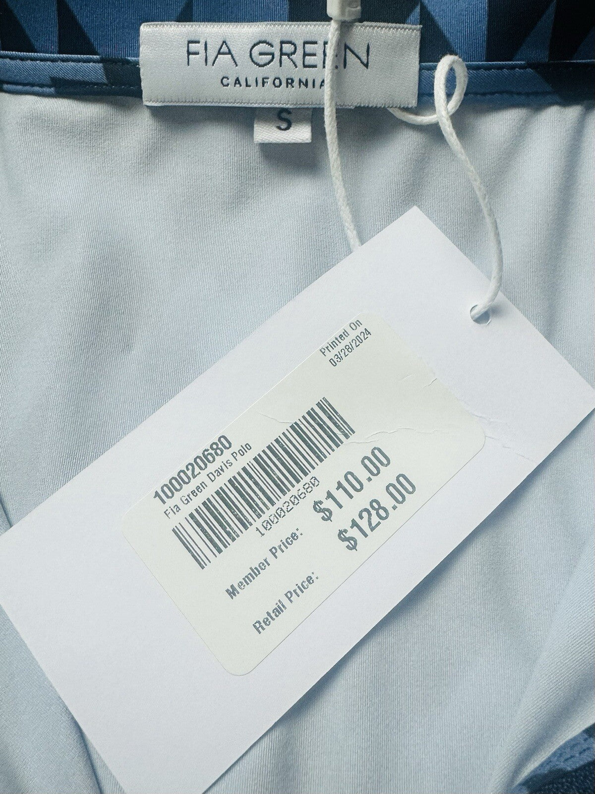 FIA Green California Women’s Golf Sweatshirt Sz S.  (B.120)