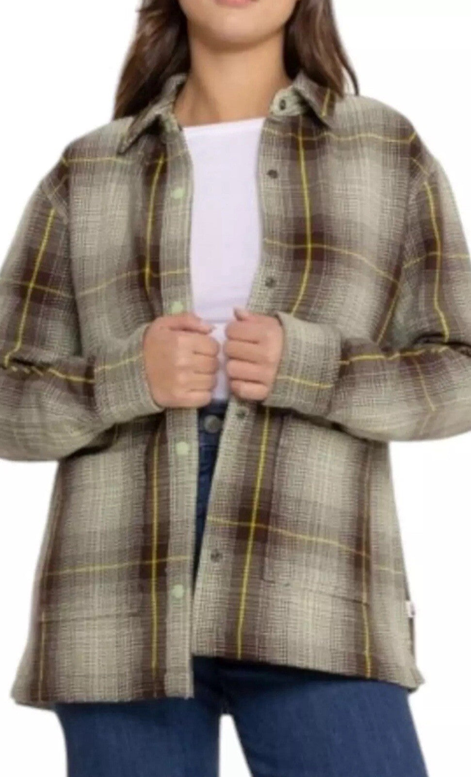 $150 The North Face Women's Valley Twill Utility Shacket Size M  (B.115)