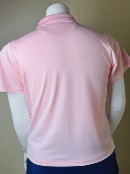 ADMIRALS COVE Women’s Pink Golf shirt Sz 2XL.  (B.154)