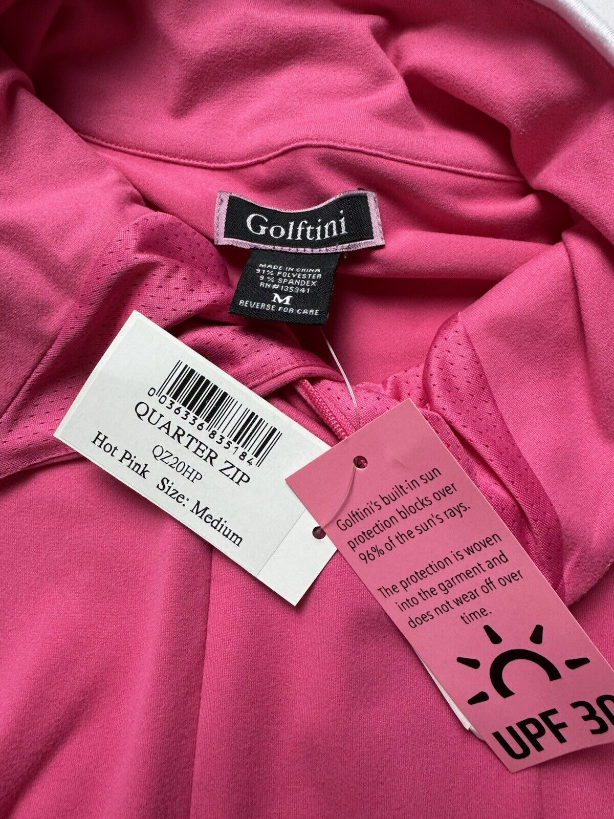 Golftini Women’s Golf Pink Sweatshirt Sz M