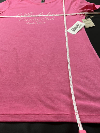 Audubon Country Club Golf Women’s Golf T-Shirt Size M Pink