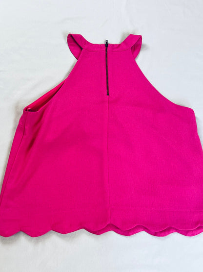 Monteau Women's Fuchsia Sleeveless Blouse Size L - product photo 5