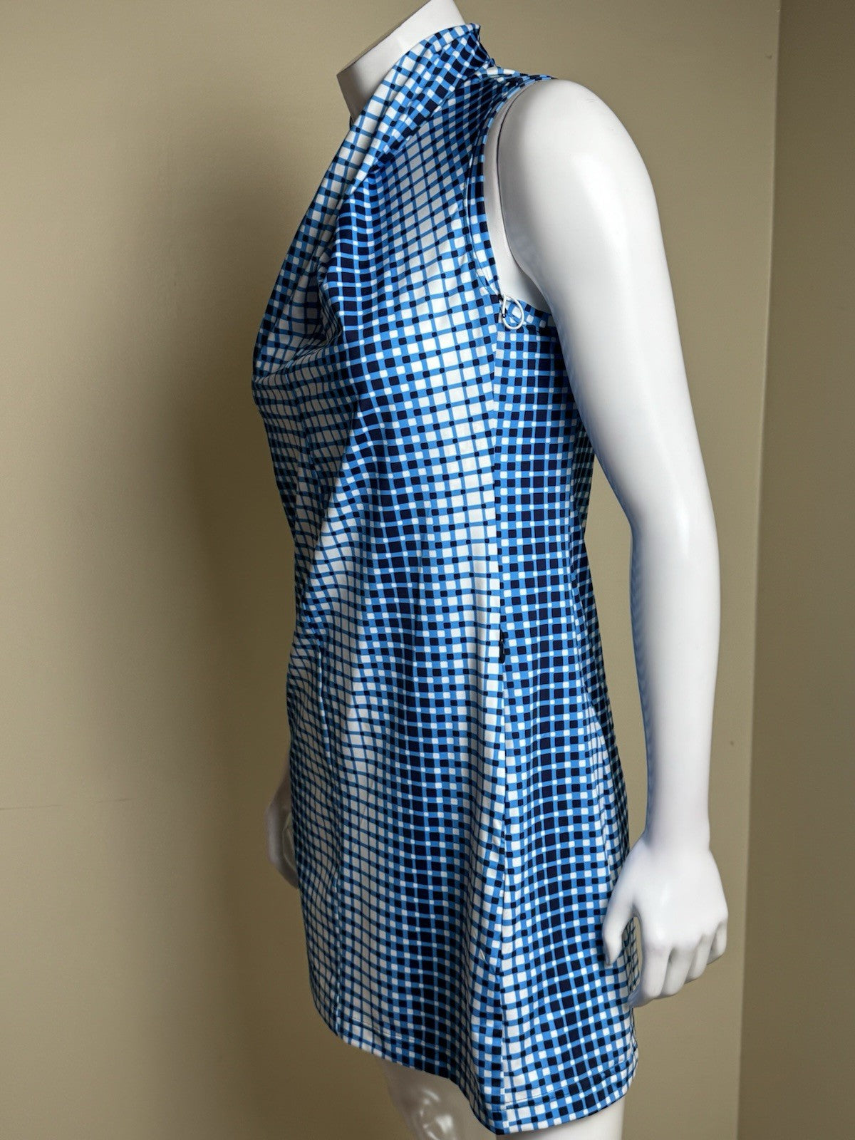 Kinona Golf Dress Blue White Sz M.   (B.169)