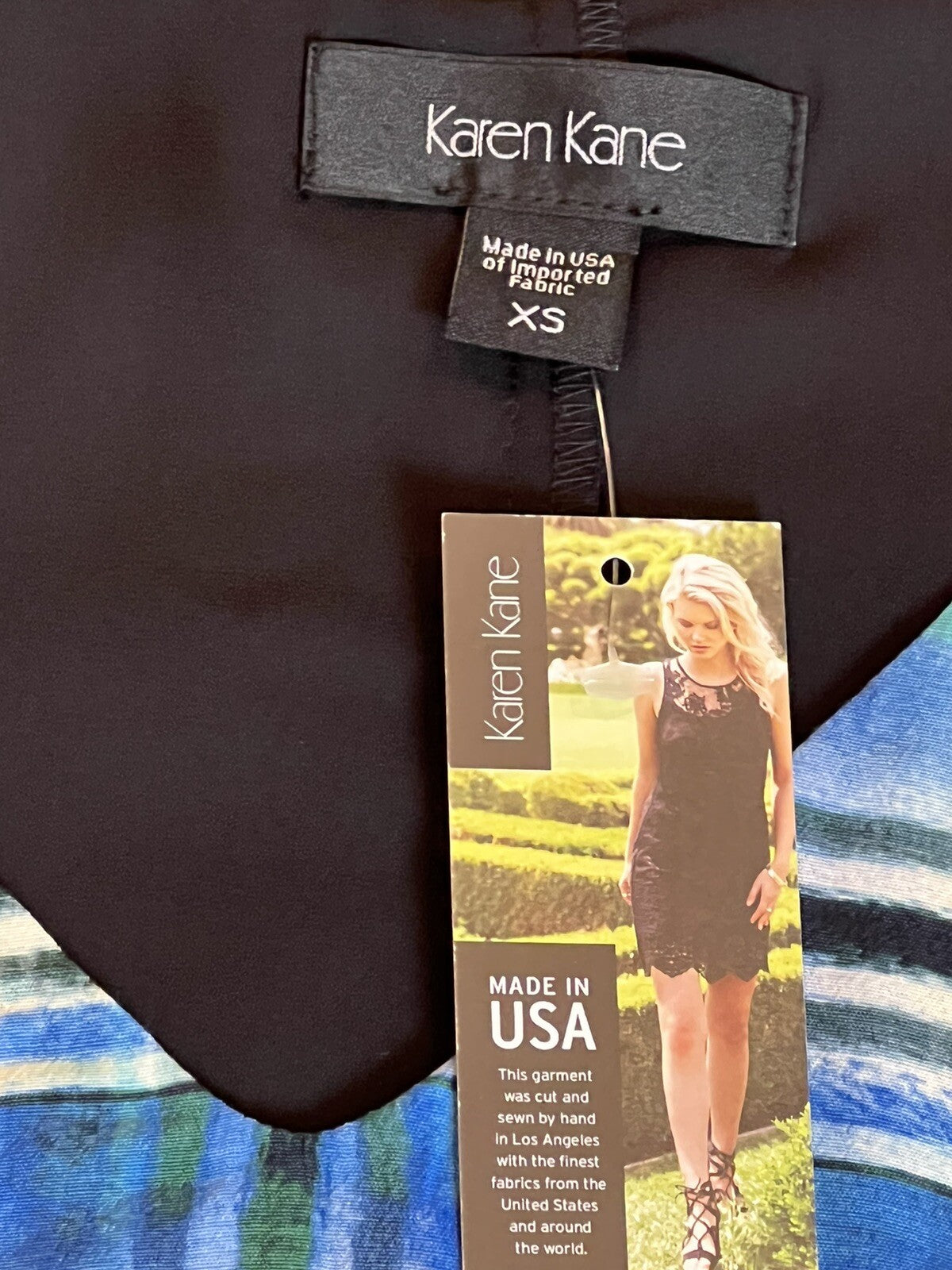 Karen Kane Women’s Blue Plaid Tank Top Sz XS $118 MSRP (16)