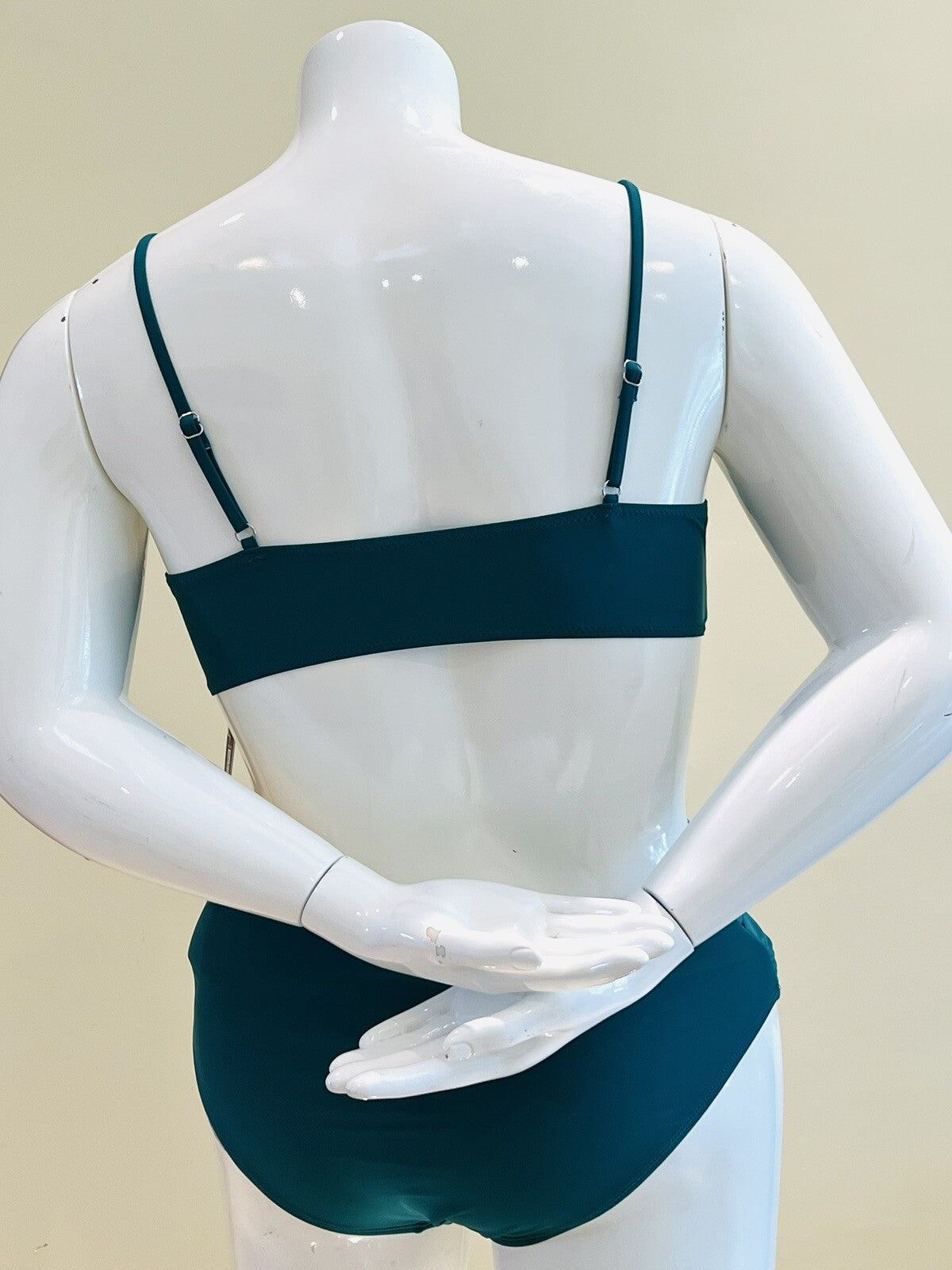 SHEKINI Women's Adjustable Top Push Up Bandage Green Bikini Sz XL