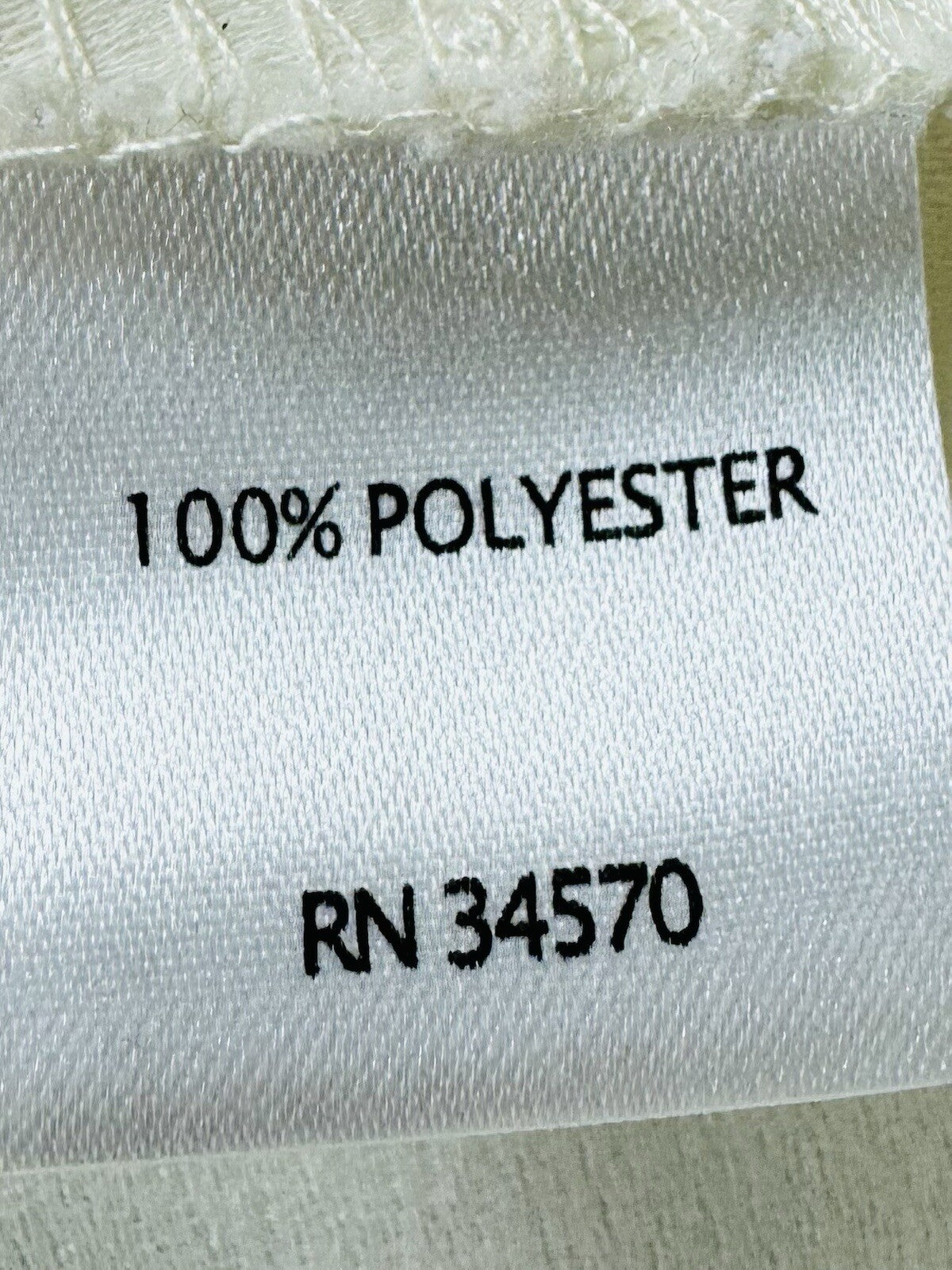 Nicole Miller Women’s Cream Blouse Top Sz L   (B.11)