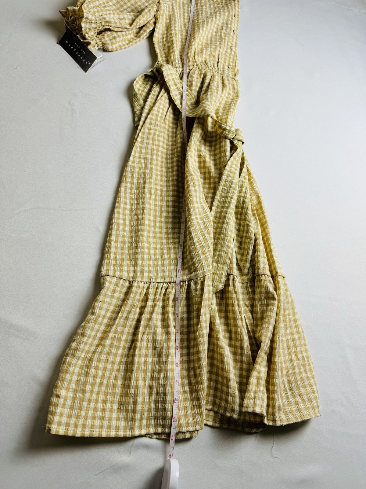 Sharagano Women's Tan Yellow Dress Size 12. (78)