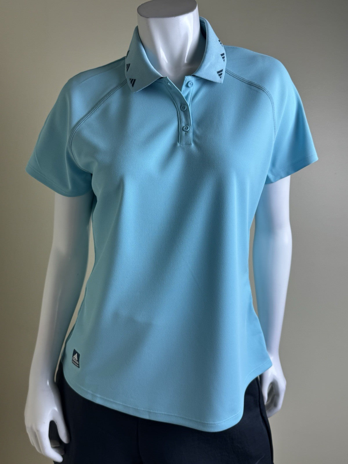 Adidas Women’s Golf Knit Shirt Sz L  (B.158)