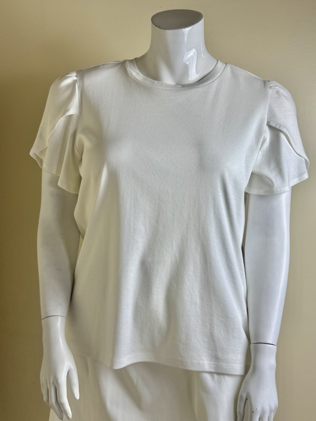 $59 Anne Klein Women’s Blouse White Size XL.     (B.184)