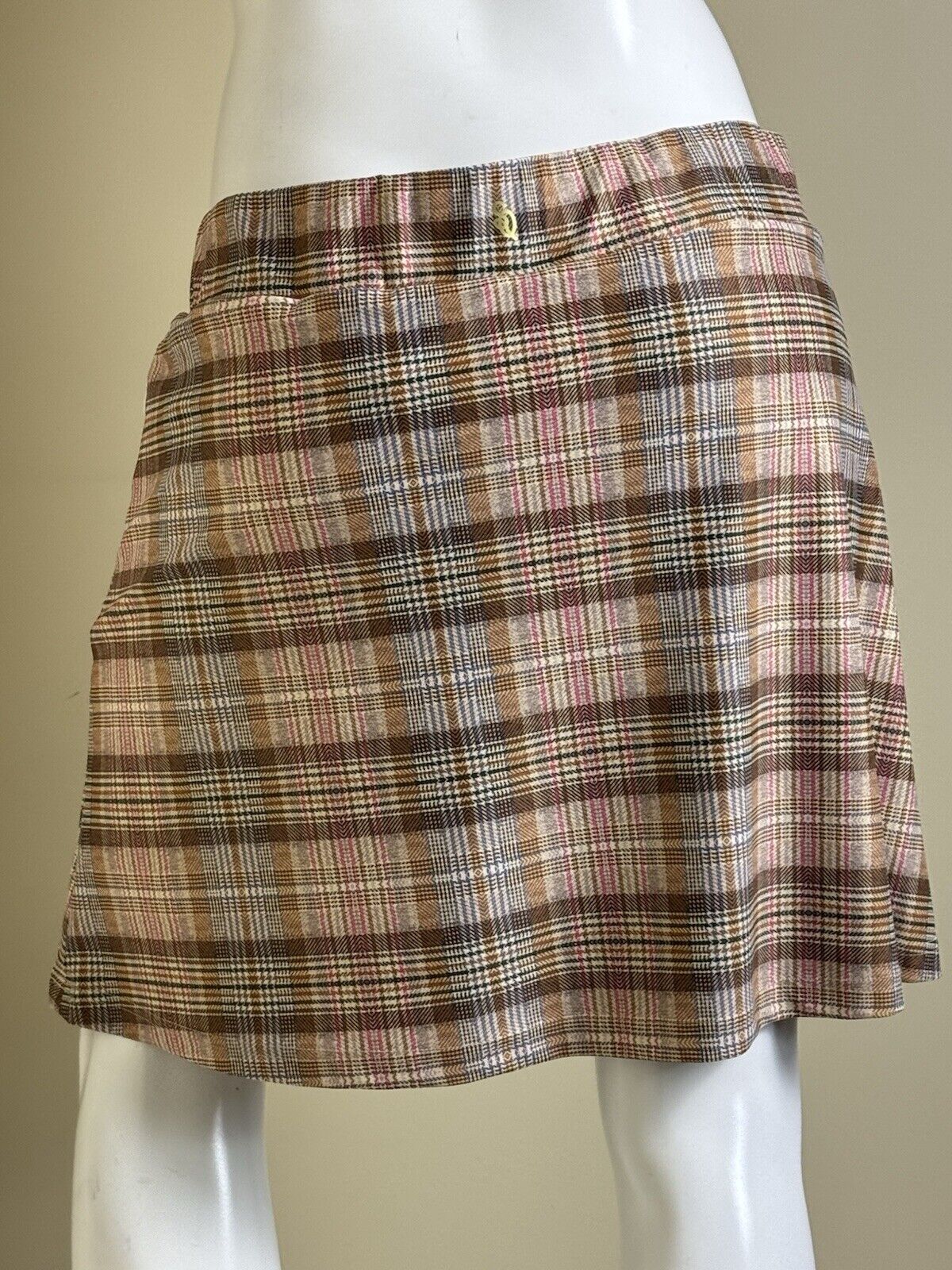 Smith & Quinn Women’s Golf Skort Skirt Plaid Sz L