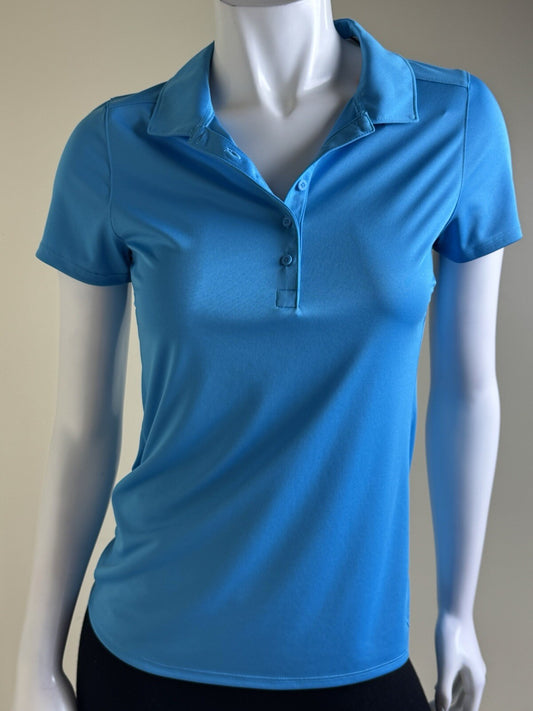 Puma Women’s Golf Shirt Blue Sz S.   (B.129/5)