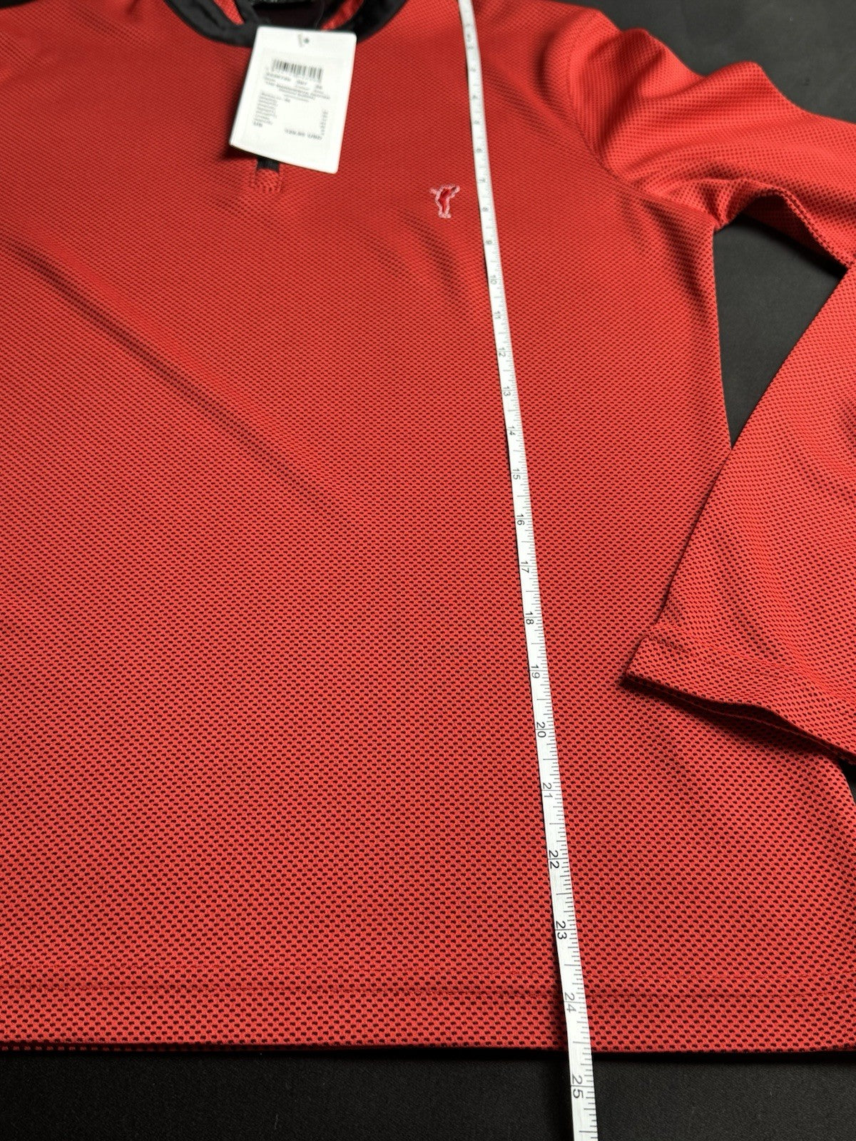 $129 GOLFINO Women's Golf Shirt Red Size 6.  (B.189)