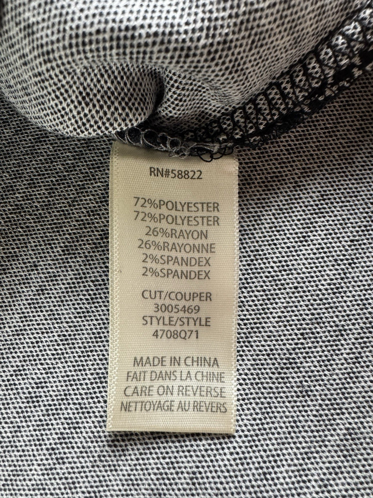 $128 Max Studio London Women’s Knit Herringbone Blouse Size M.      (B.038)