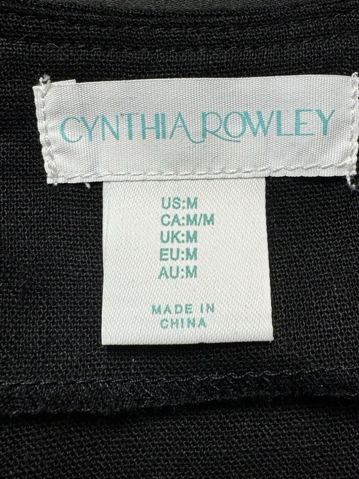 Cynthia Rowley Women’s Mini A Line Babydoll Dress Black Sz M