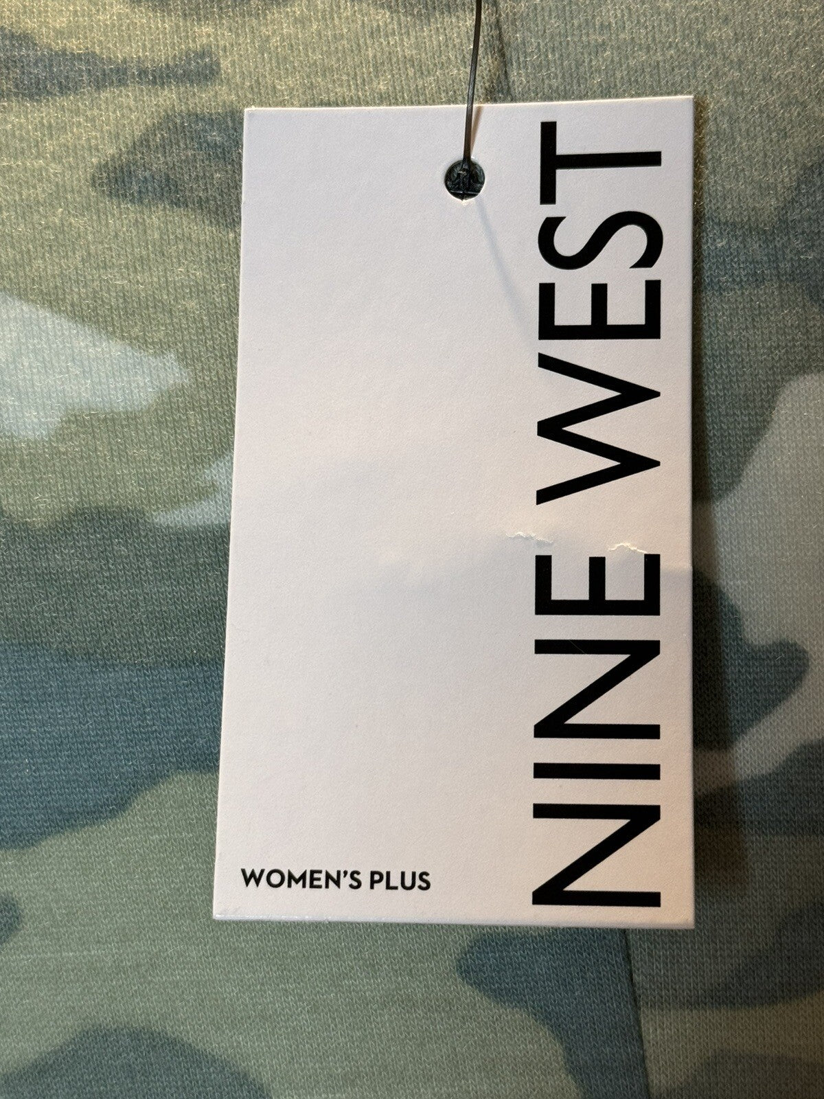 Nine West Women’s Camo Dress Tank Sleeveless Stretch Sz 3XL      (B.65)