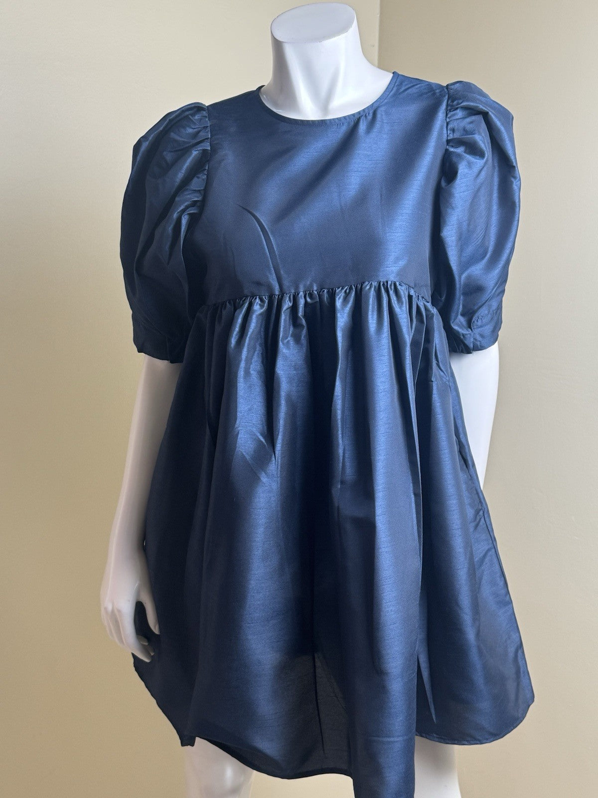 Kika Vargas Women’s Navy Fit & Flared Dress Size M. (B.177)