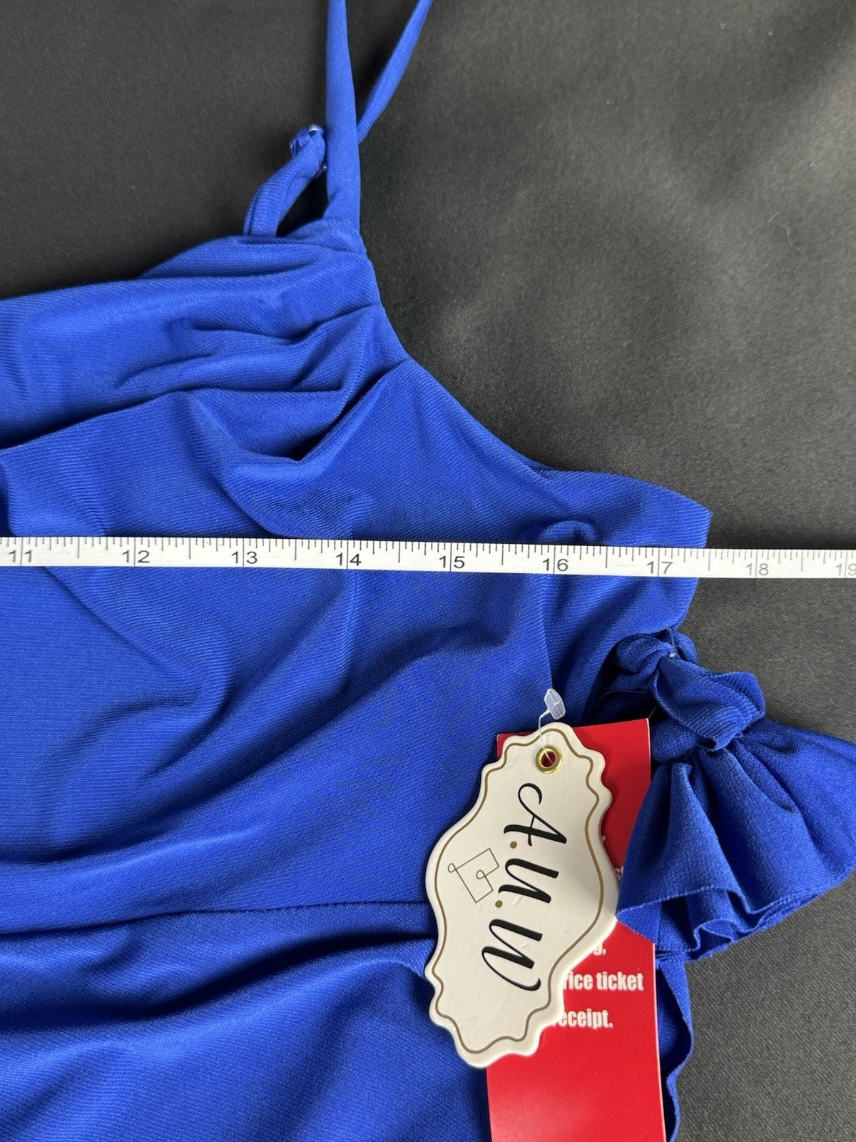 AUW Women’s Royal Blue Bodycon Dress Sz XL.    (B.176)
