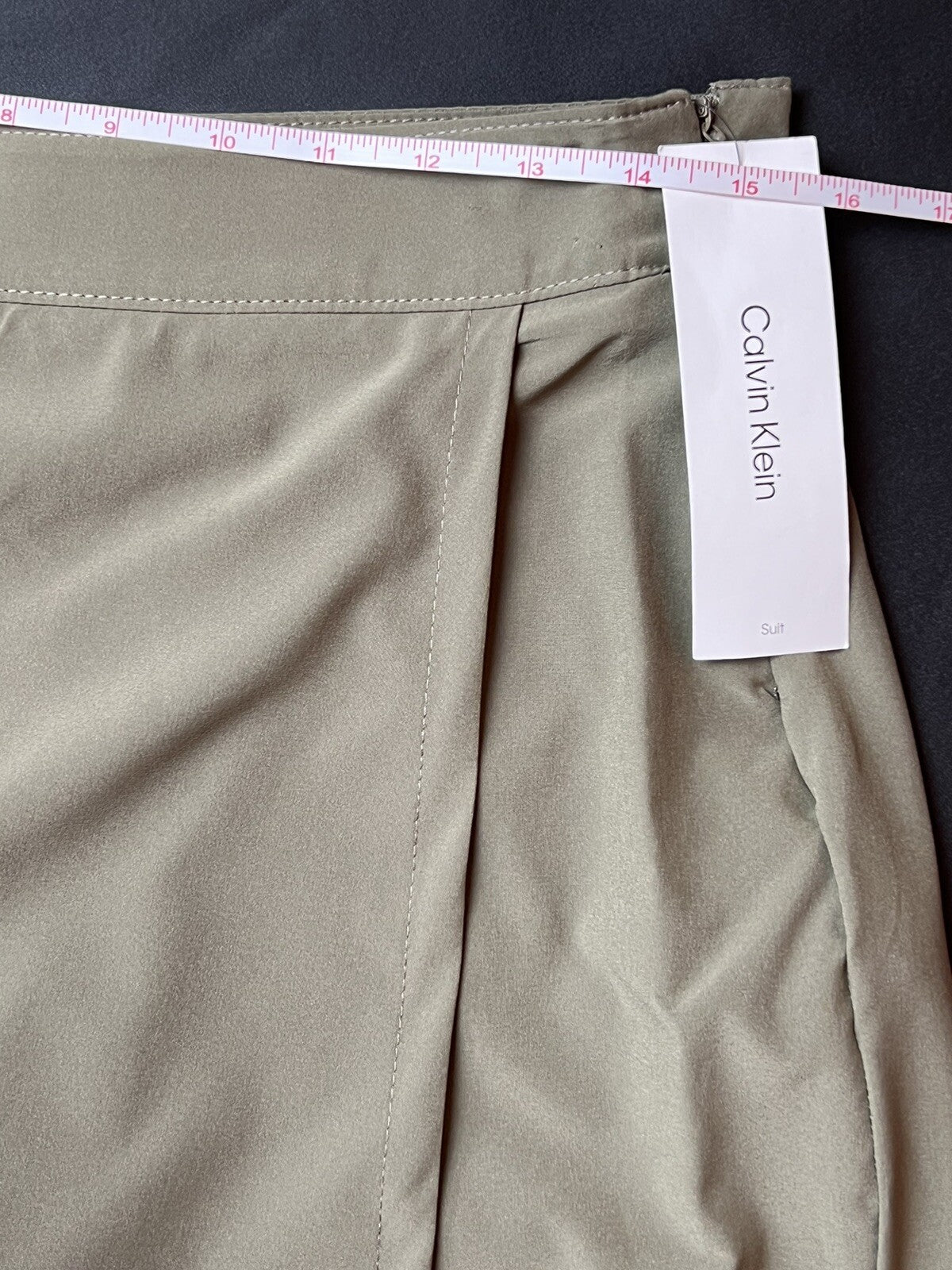 $79 Calvin Klein Women’s Short Skirt Sz 6 Green (B.05)