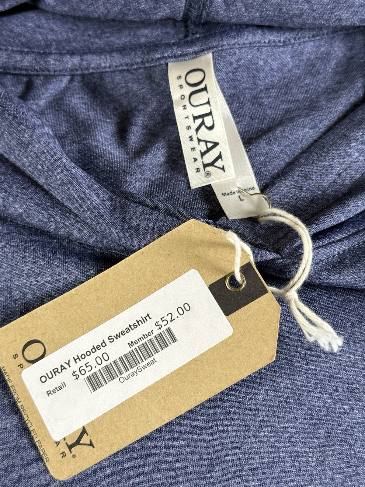 Ouray Women’s Hooded Sweatshirt  Sz L.    (B.172/1)