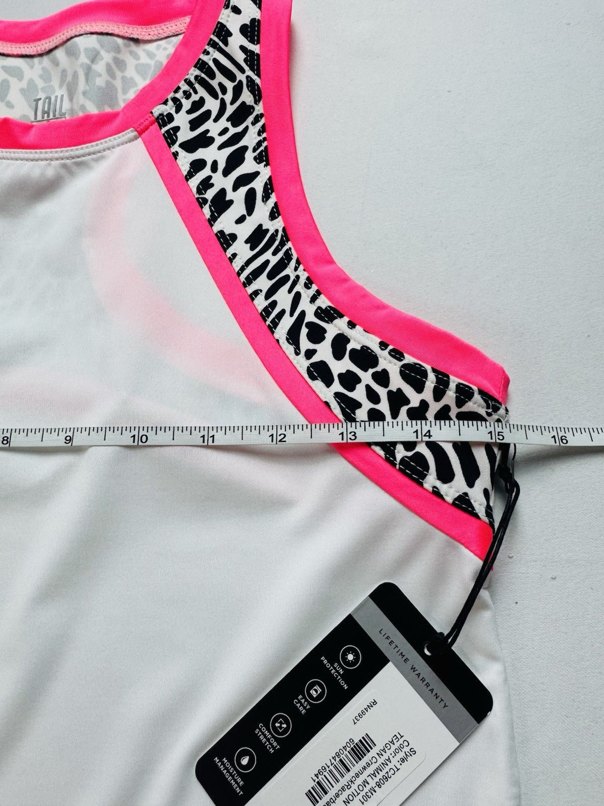 Tail Tech Women’s Golf Racerback Tank Sz S. (B.135)