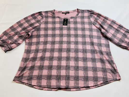 Louise Paris Women’s Blouse Check Size 3X Top