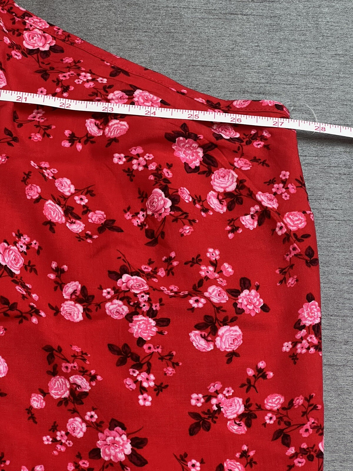 Old Navy Women’s Tank Top Red Floral Sheer Blouse Size 4X