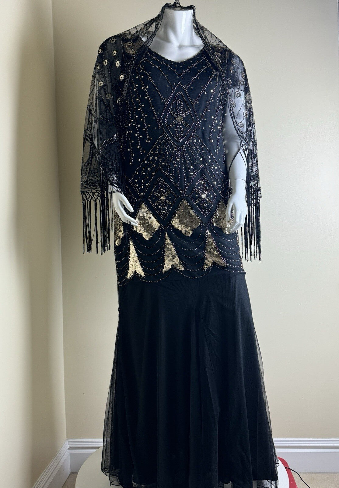 FatyCosme Women’s Bodycon Long Dress Evening Party Gown Cocktail Sz 3XL  (B.79)