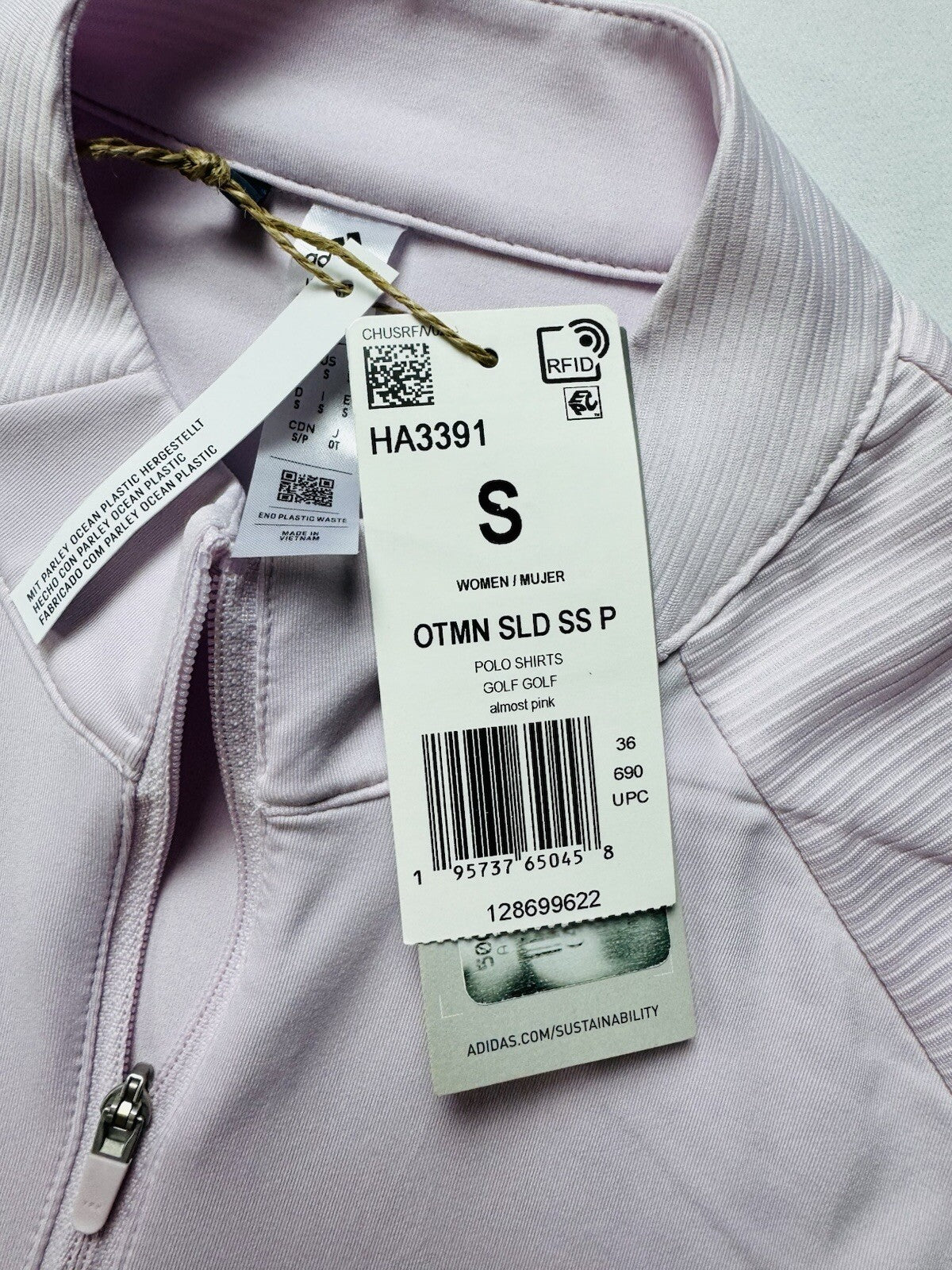 Adidas Women’s Golf Shirt SZ S Climacool  (B.143)